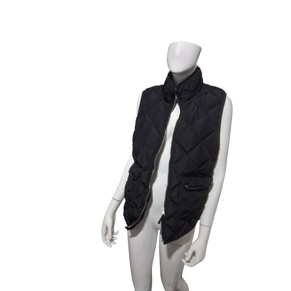 Woolrich Women's Large Quilted Black Down Gorpcore Outwear Western Puffer Vest - Picture 9 of 13